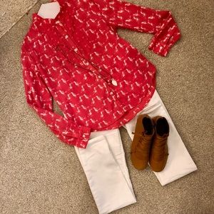 Holding Horses Anthropologie shirt sz 4